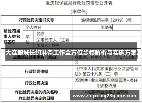 大连鲲城长约准备工作全方位步骤解析与实施方案