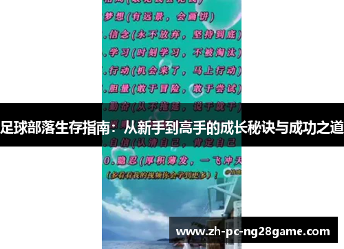 足球部落生存指南：从新手到高手的成长秘诀与成功之道